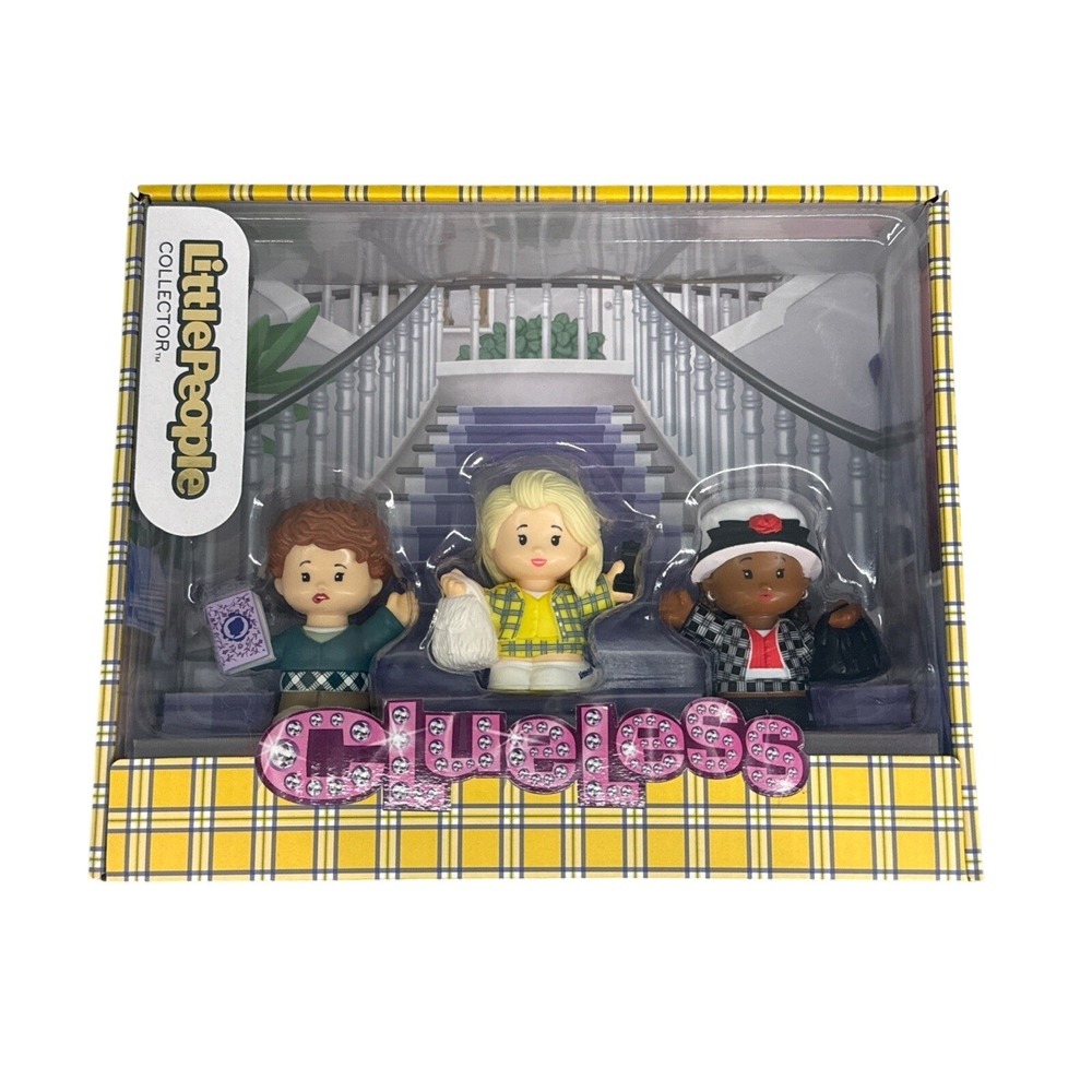 Little People Clueless Movie Figures Collector - Fisher Price/Mattel - Cher, Tai